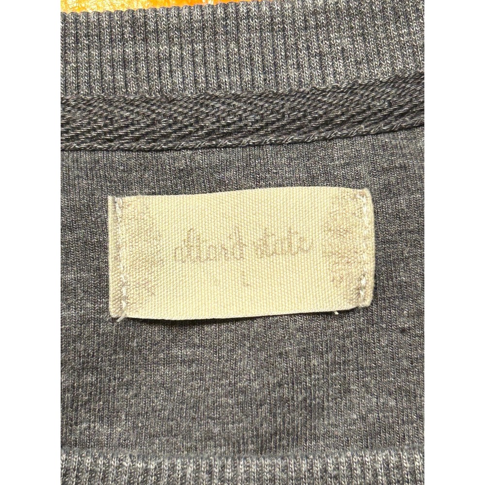 Altard State Ribbed Sweatshirt Large Grey Raglan Crew Neck Pullover - Picture 3 of 10